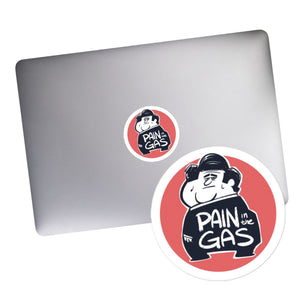 "Pain in the Gas" Bubble-free stickers